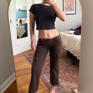 GUESS Jeans Brown Cargo Pants Size 27